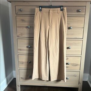 GAP Tan Wide-Leg Trousers